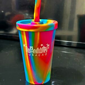 Rainbow Silicone Cup